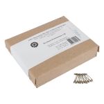 Булавки английские №1 (1-28) 1000 шт (100х10 шт), белый металл, Gamma 1-28 С-56