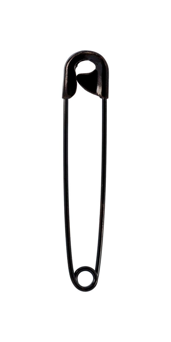 Булавки английские 45 мм, 12 шт, черный, KOH-I-NOOR 55 (5110 №2-1/2)