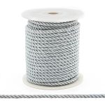 Шнур витой ⌀5.0 мм / 18.29 метров, цв.75 серый