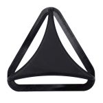 Рамка-регулятор треугольная, 45 мм, па, черный, Т-45, 20 шт