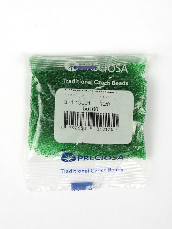 Бисер Preciosa 10/0 (2.3 мм), 50 г, арт.NT цв. 50100, 311-19001