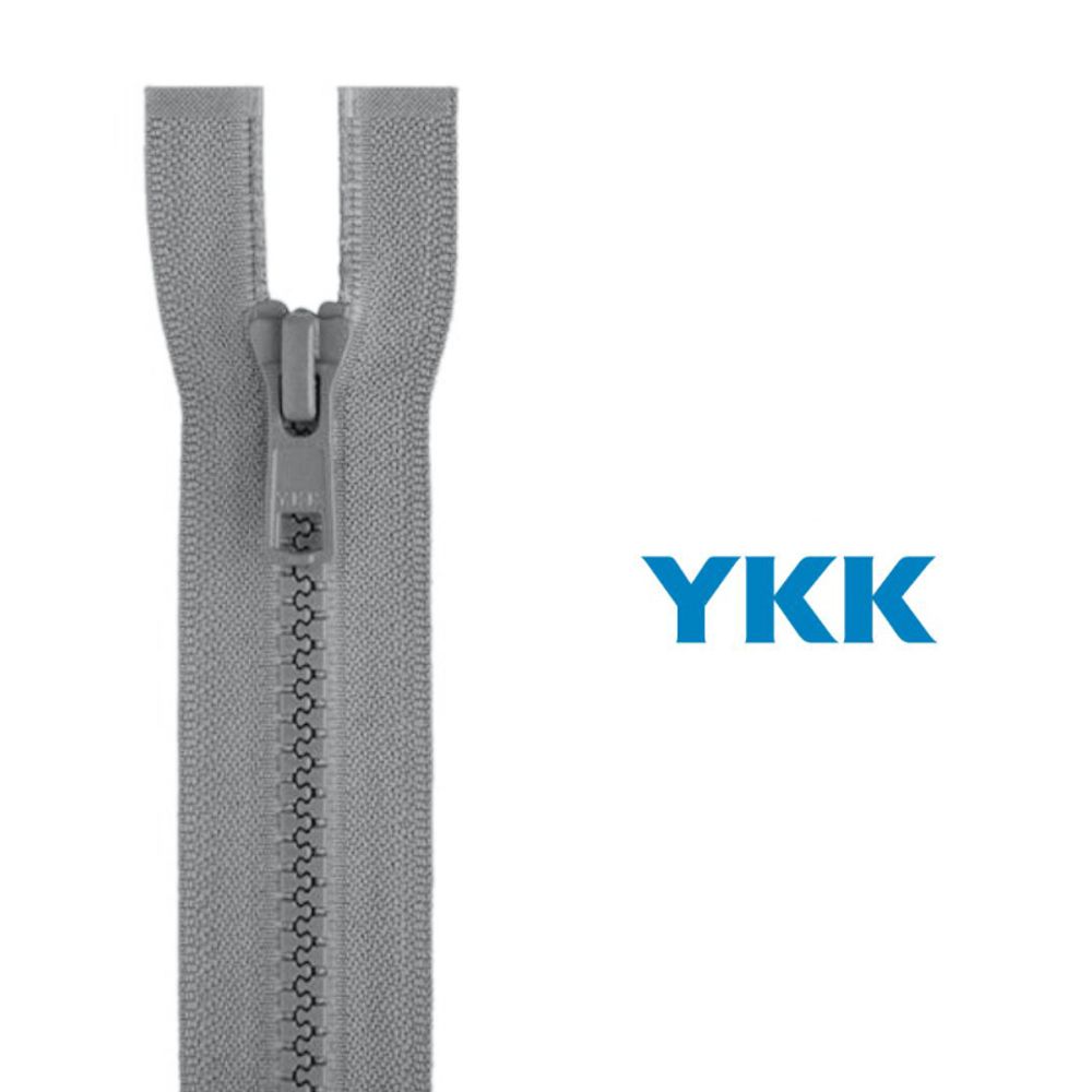 Молния трактор YKK Т5 (5 мм) 1 зам., н/раз., 20 см, цв. 272 серый, уп.10 шт