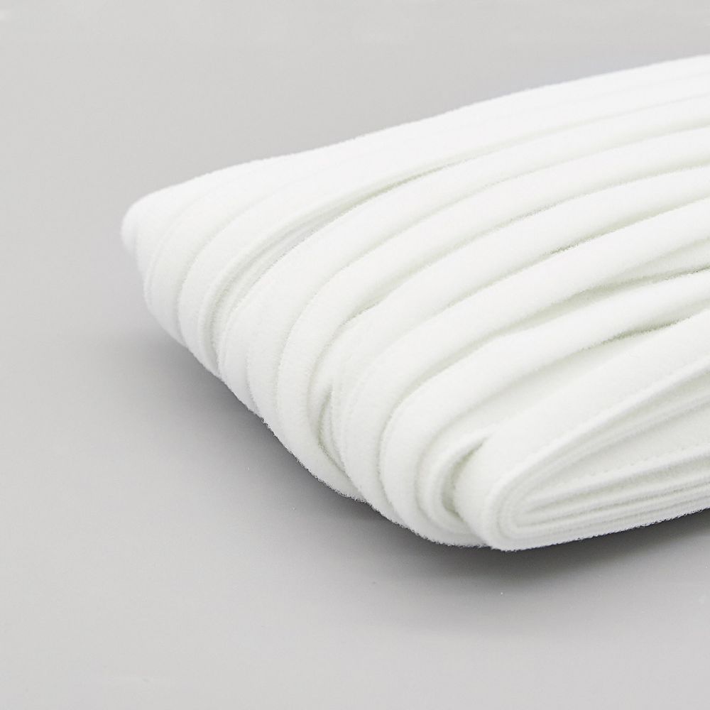 Лента тоннельная (чехол для косточек) 10х8 мм / 20 метров, Arta, 001 белый