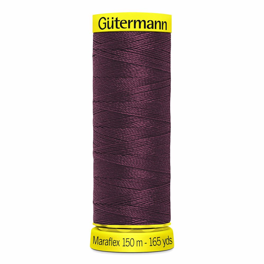 Нитки для трикотажа Gutermann Maraflex, 150м, 369 винный, 5 катушек
