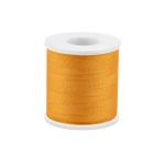 Лента (тесьма) шелковая 4.0 мм / 45.5±0.5 метров, №030 т.желтый, Gamma SR-4