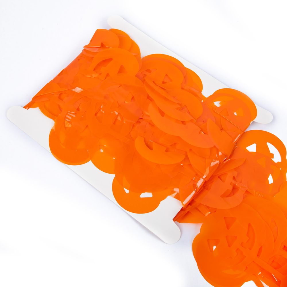 Занавес Дождик 100х200 см, 02_оранжевые тыквы, Boomzee GBZ-14