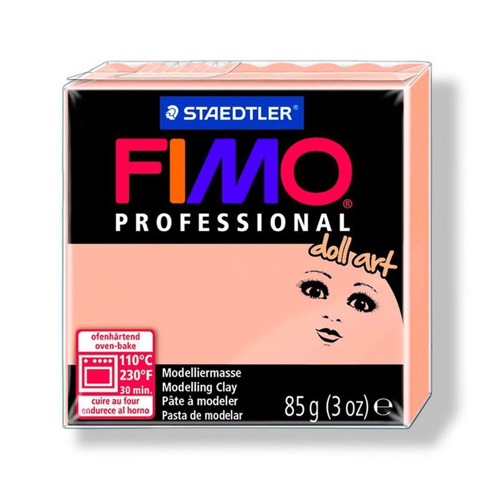 Пластика для изготовления кукол Fimo Professional Doll Art, уп. 85 гр, цв. непрозрачная камея, 8027-435