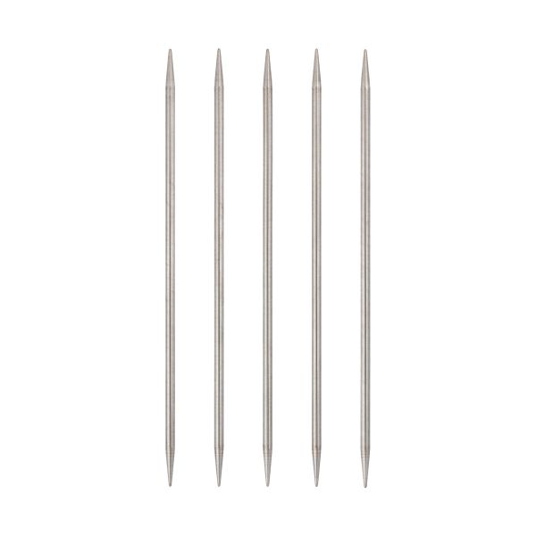 Спицы чулочные металл ⌀4.5 мм, 20 см, 5 шт, никель, Visantia VTS-5