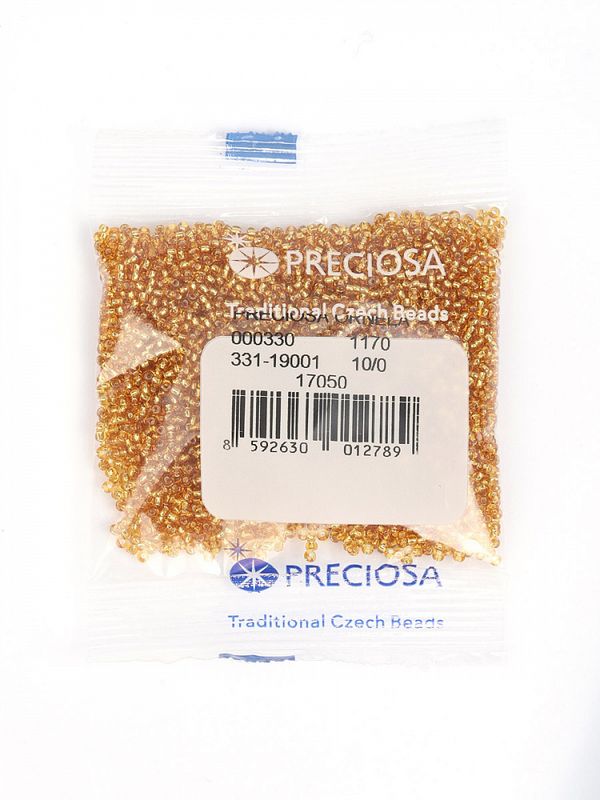 Бисер Preciosa 10/0 (2.3 мм), 50 г, TSL цв. 17050/331-19001