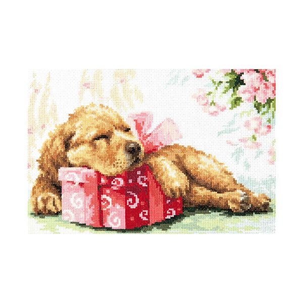 Набор для вышивания нитками Чудесная игла, Ждем тебя дома! 26х18см