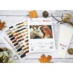 Набор для вышивания нитками Luca-S, Нежный дух леса 52х32см