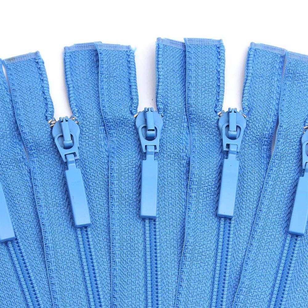 Молния спираль (витая) Arta Т5 (5 мм) 1 зам., разъем., 70 см, цв. 260 голубой, уп.5 шт