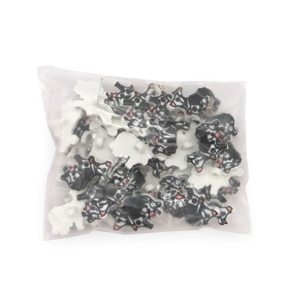 Пуговицы детские Корова (QN925-W2) 39/1 (920), 36 шт