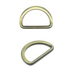 Полукольцо литое металл 30.0 мм (in), (внешн. 36х25 мм), плоское, 10 шт, латунь ГР, 6888