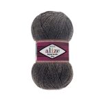 Пряжа Alize (Ализе) Superwash Comfort Socks / уп.5 мот. по 100 г, 420м, 182 темно-серый меланж A