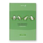 Артбук (скетчбук), мат.ламинация + выбор. лак, блок белый, 7Бц, A5 100 г/м², сшивка 104 л. 4 шт, Разносторонняя личность 01650, Светоч А239