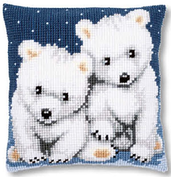 Набор для вышивания нитками Vervaco, Полярные медведи