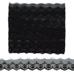 Кружево капроновое 36 мм / 6.6 м (±4 см) 0574-1019, черный