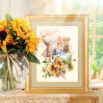 Набор для вышивания нитками Чудесная игла, Старая мельница 28х38 см