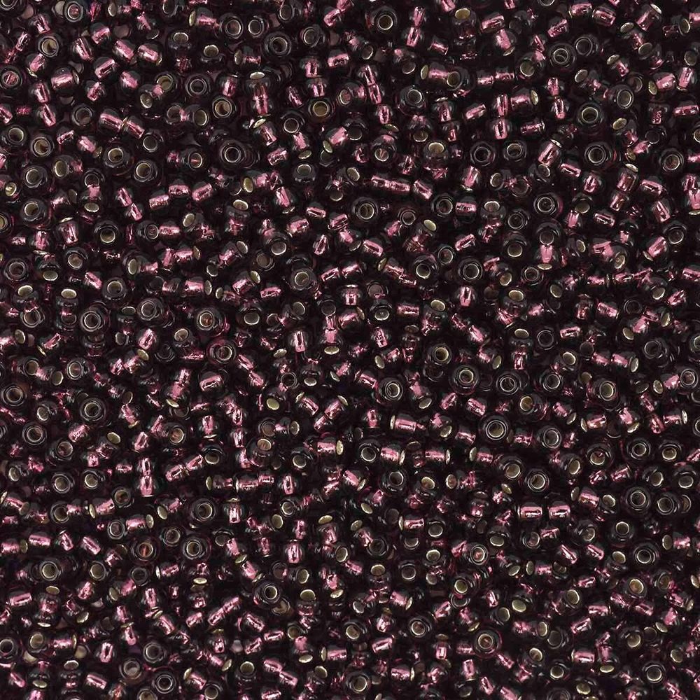 Бисер Preciosa прозрачный с сереб. центр., круг.отв., 500г, 331-19001-10/0-27060(27060)