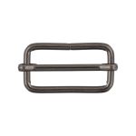 Шлевка металл 38х21 мм, 10 шт (5х2 шт), 06 черн.никель, Gamma GHY-32