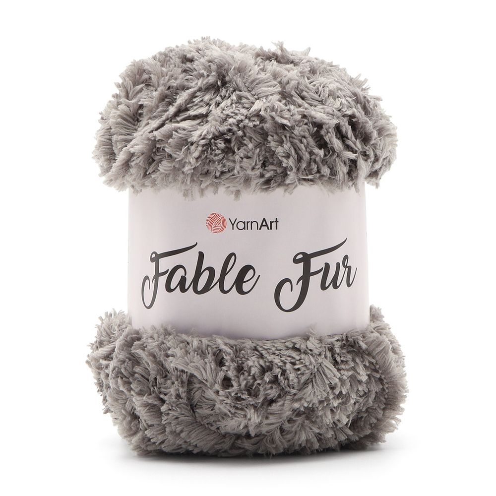 Пряжа YarnArt (ЯрнАрт) Fable Fur / уп.5 мот. по 100 г, 100 м, 969 дымчатый /TOS/