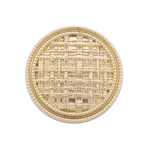 Пуговицы на ножке 36L=23 мм, металл, Gold (золотой), 10 шт, MP06