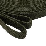 Стропа (ременная лента) 34 мм / 22.86 метра, [49.32 г/пог.м], плетеная эластичная, 11 хаки, 3Al296