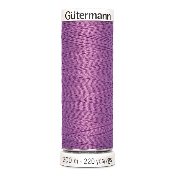 Нитки универсальные Gutermann Sew-all, 200м, 716 сиренево-розовый, 5 катушек