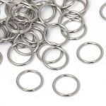 Кольца для купальника металл ⌀15.0 мм, никель, 015D.SW, 100 шт