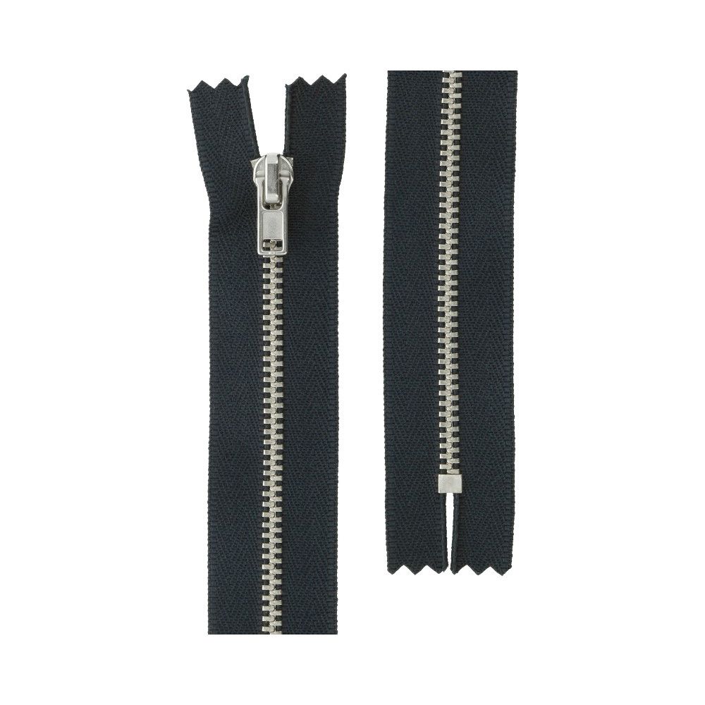 Молния металл Т3 (3 мм) 1 зам., н/раз., 18 см, никель, 320 черно-синий, ZIP 3N Gamma, 10 шт Молния металл Т3 (3 мм) 1 зам., н/раз., 18 см, никель, 320 черно-синий, ZIP 3N Gamma, 10 шт