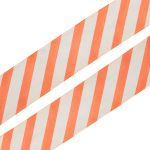 Лента атласная с рисунком 45.0 мм / 3 метра, Диагональ (красный), Globus