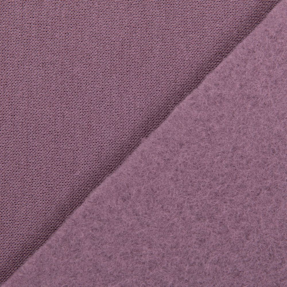 Футер 2-нитка с начесом 275 г/м², 150х180±5 см, баклажан/eggplant, Gamma DBKTN