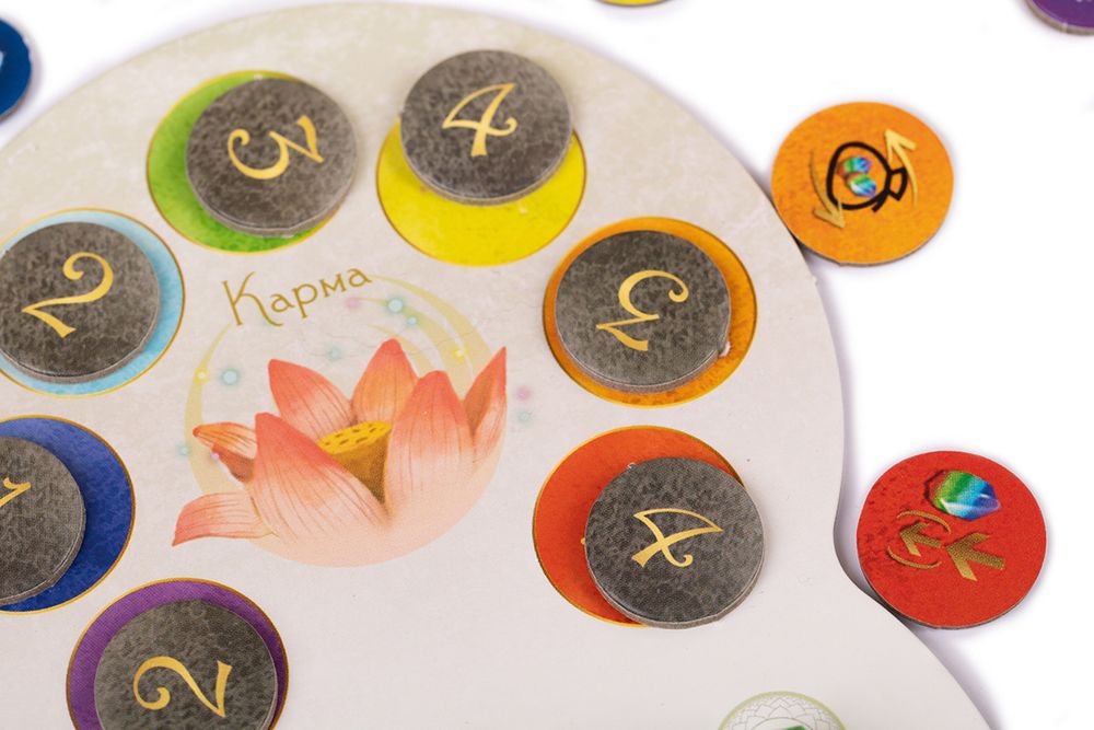 Игра настольная, Чакра с дополнением Инь и Ян, Эврикус BG-17058