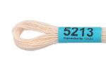 Мулине Gamma 100% хлопок, цв.5213 св.св.бежевый, 24 мотка по 8 метров