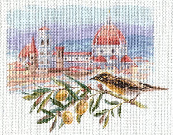 Рисунок на канве Матренин Посад 37х49 - 1697 Под солнцем Тосканы