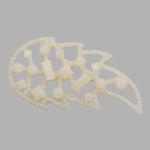 Украшение 18х36 (72 шт) (белый), CON2523, 5 шт