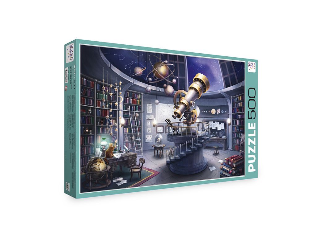 Пазл 500 элементов, Комната астронома, PZL-500/17, Фрея
