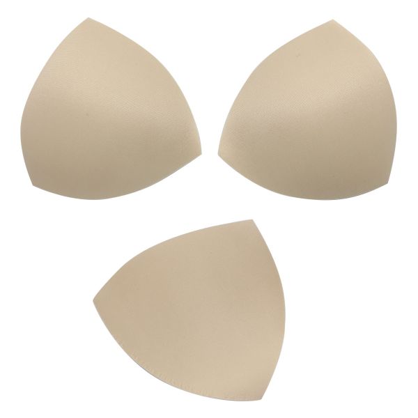 Бельевые чашечки для бюстгальтера треугольные б/уст., с равном. наполн., (8300), разм.34, 10 пар, 03-бежевый