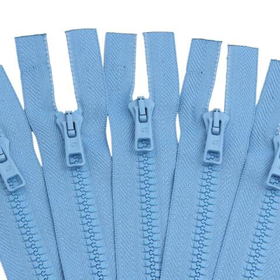 Молния трактор Arta Т6 (6 мм) 1 зам., разъем., 50 см, цв. 039 голубой, уп.5 шт