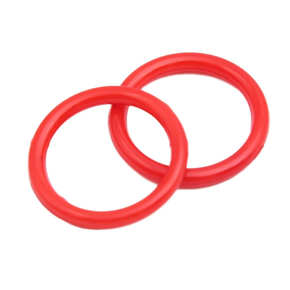 Кольца для бюстгальтера пластик ⌀8.0 мм, C8.020 красный, 100 шт