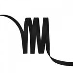 Лента репсовая (в рубчик) 6.0 мм цв. 030 черный уп.22.86м (±1м)