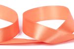 Лента атласная 1-сторонняя 25.0 мм / 33±2 метра, 024 бл.оранжевый, Gamma