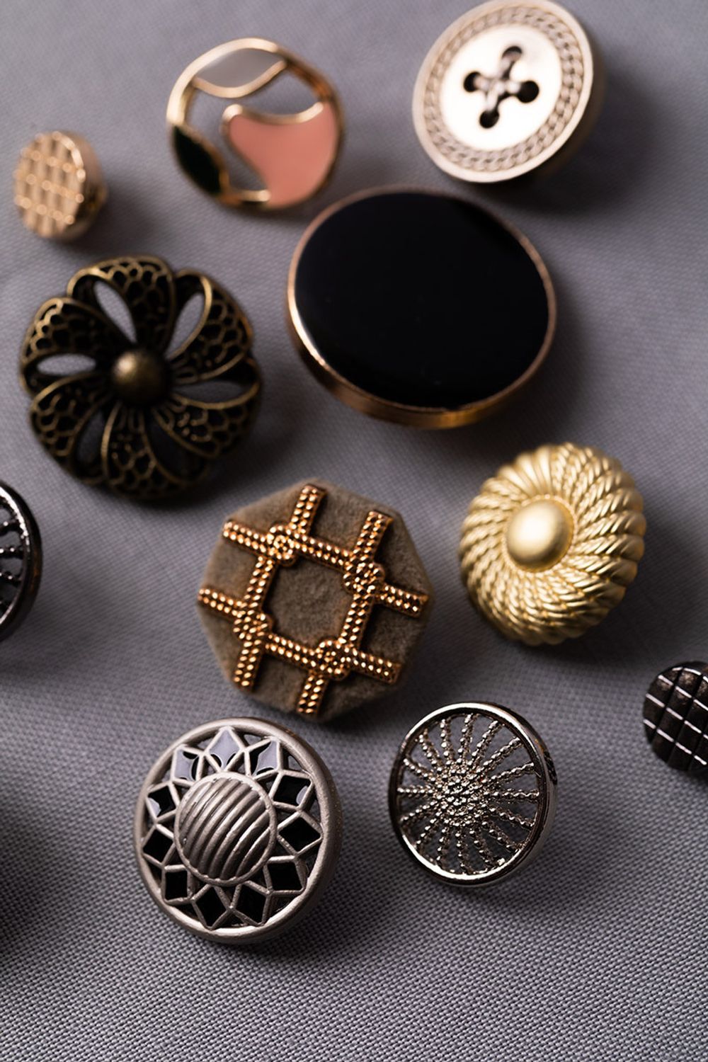 Пуговицы на ножке металл 17 мм, 6 шт, 04 никель, Blitz MB 0253