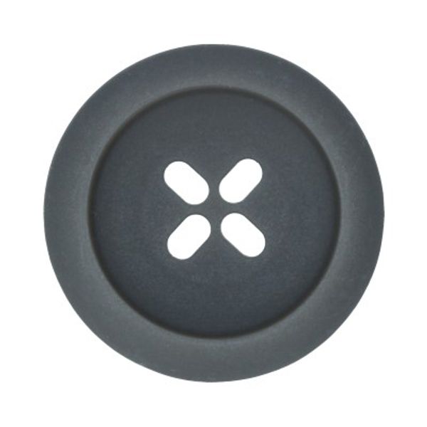 Пуговицы 4 прокола пальтовые 32 мм, 12 шт, D860 серый, Gamma OXG 0022