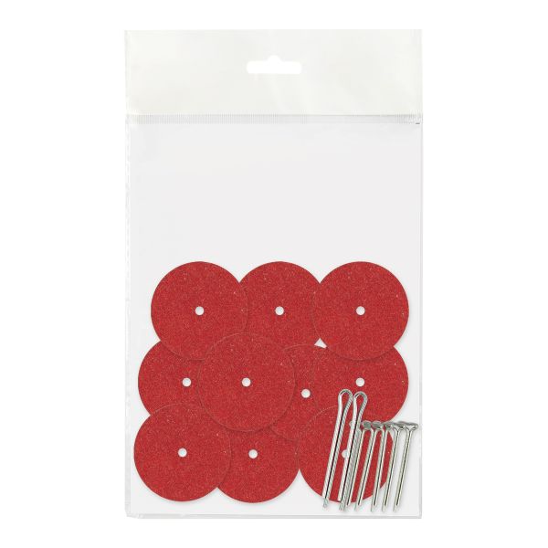 Набор креплений для суставов мишек Тедди фибра ⌀35 мм, 5 шт, NCF-35, HobbyBe NCF-35