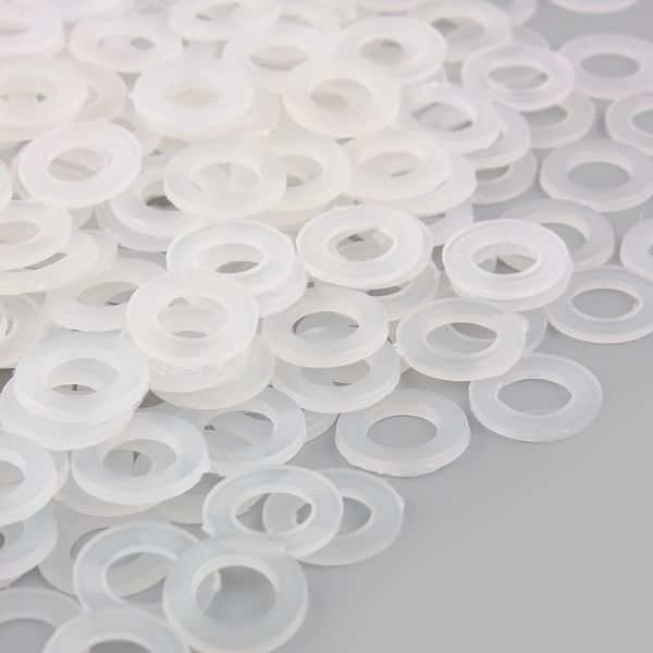 Кольцо уплотнительное под блочку ⌀4.4 мм (внешн. 9.5 мм), h5.42 мм (№2), пластик, ≈100 шт