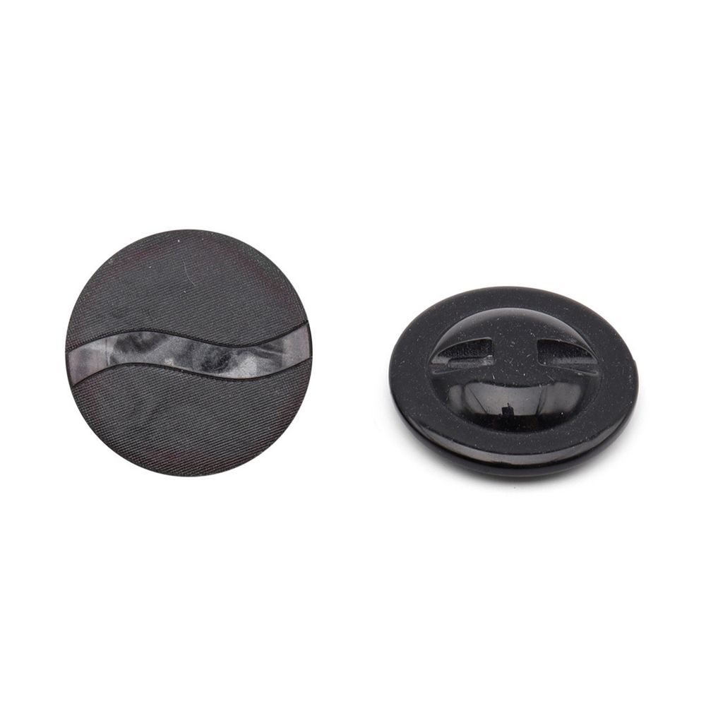 Пуговицы на ножке 44L (28мм) (blk-221 (черный)), CB-L-050, 72 шт