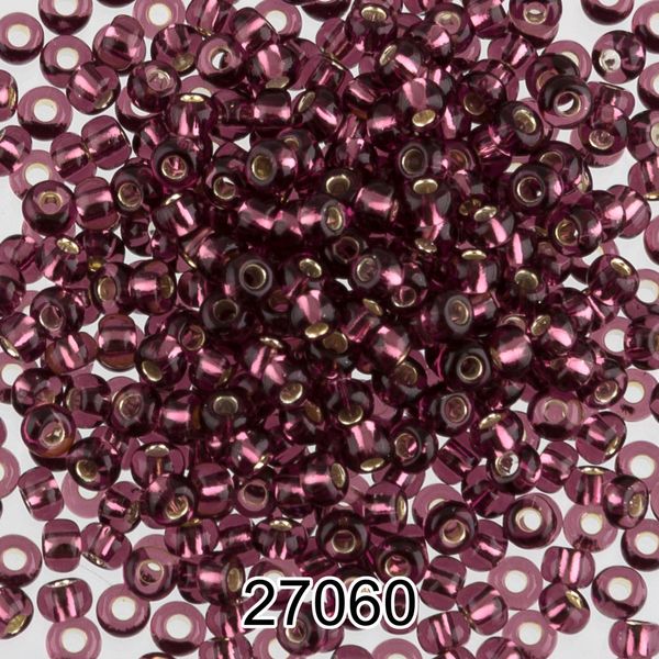 Бисер Preciosa 10/0 (2.3 мм), 500 г, 27060 (Ф264) сиреневый