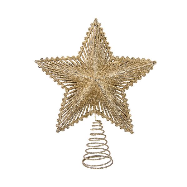 Верхушка на ёлку, 5 шт, №01 звезда 22х20 см, Snoweekon SNW-L093